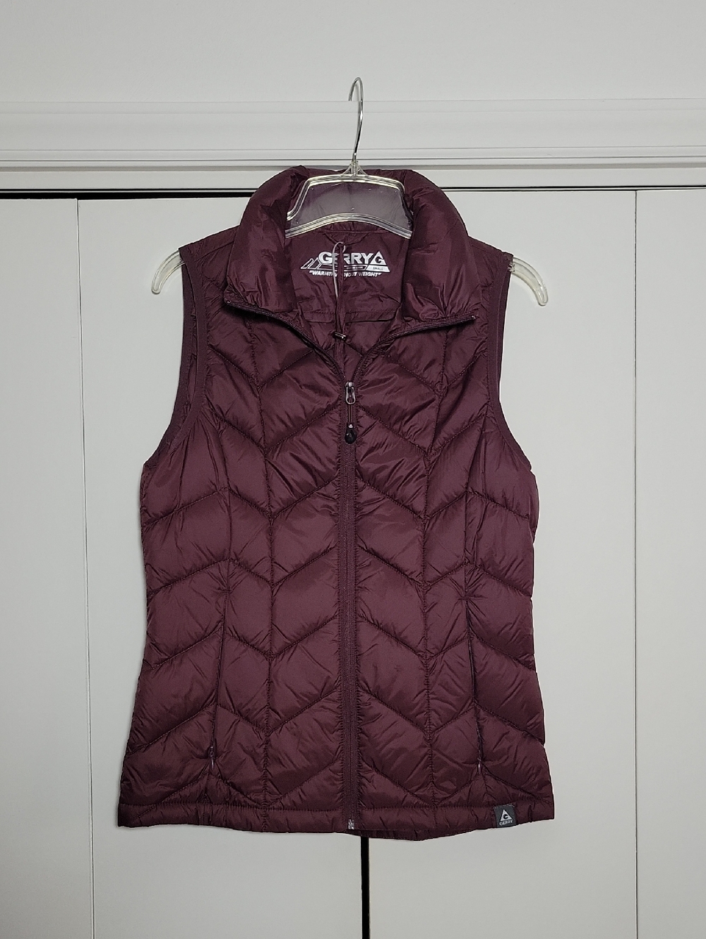 Gerry - Women's Quilted Sleeveless Packable Vest in Plum